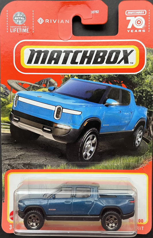 Matchbox Rivian R1T (blue)