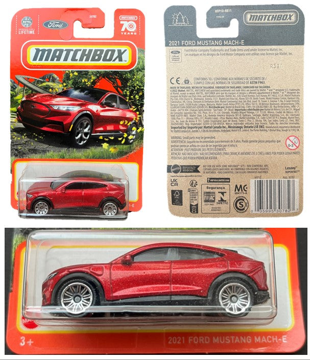 Matchbox Ford Mustang Mach-E (red)