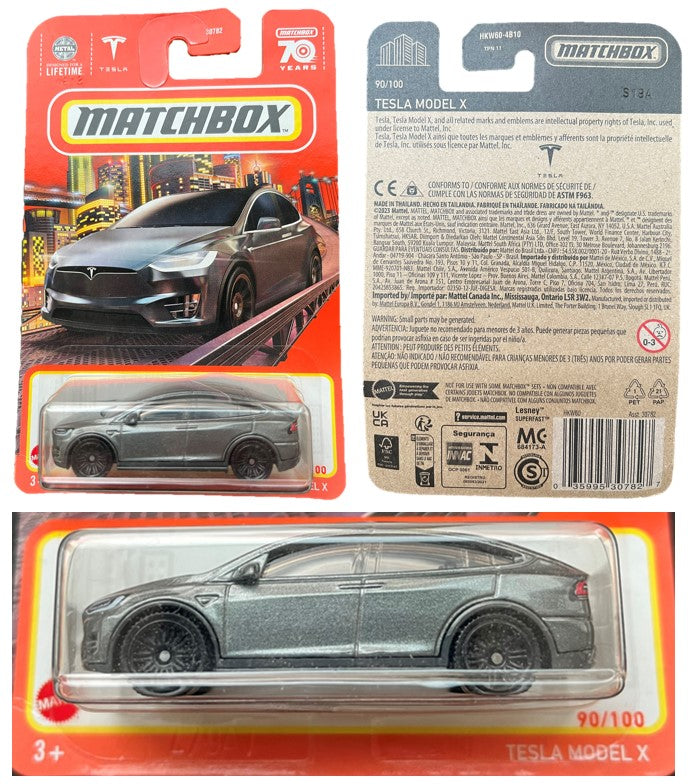 Matchbox Tesla Model X (grey)