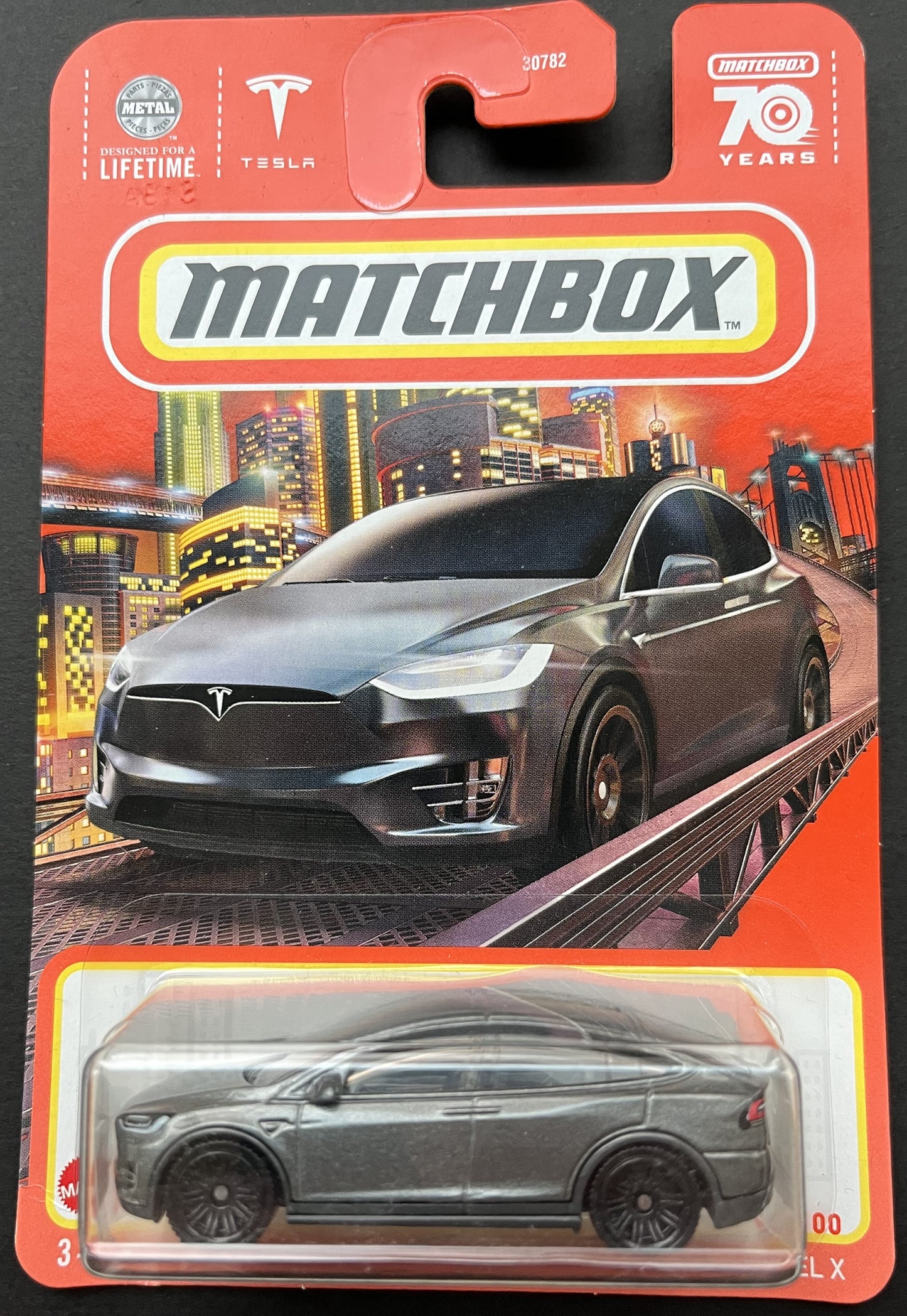 Matchbox Tesla Model X (grey)