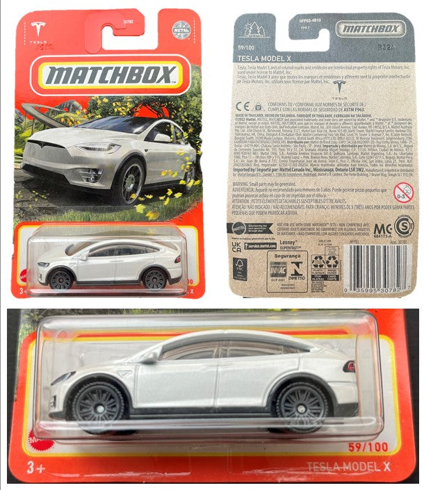 Matchbox Tesla Model X (white)