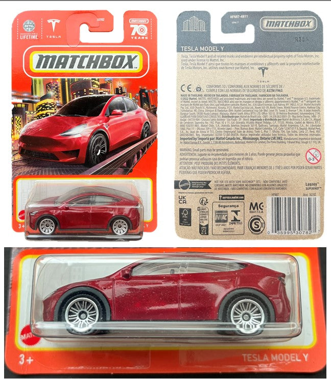 Matchbox Tesla Model Y (red)